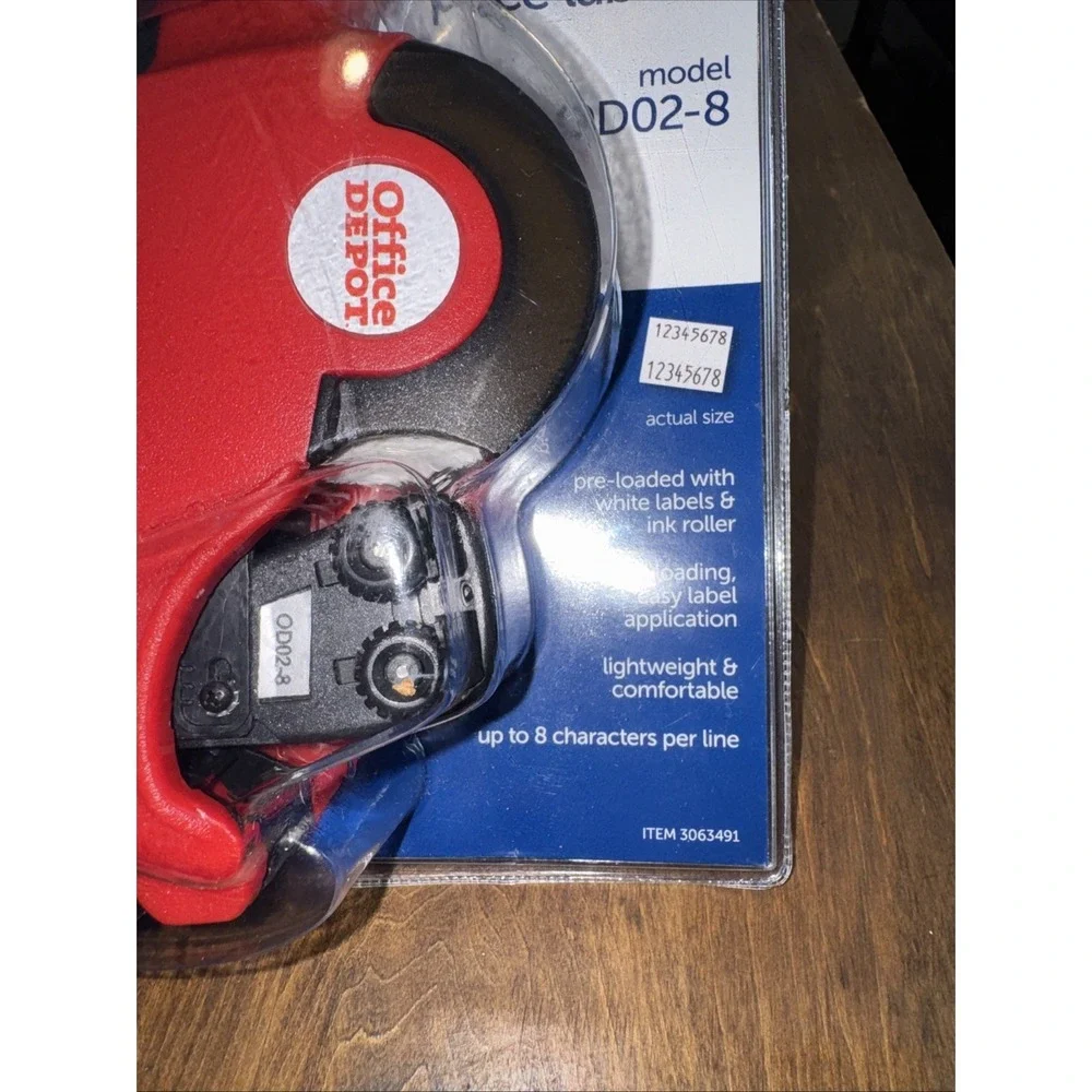Office Depot Brand Two-Line Price Marking Labeler Kit OD02-8 | 3063491 | NEW